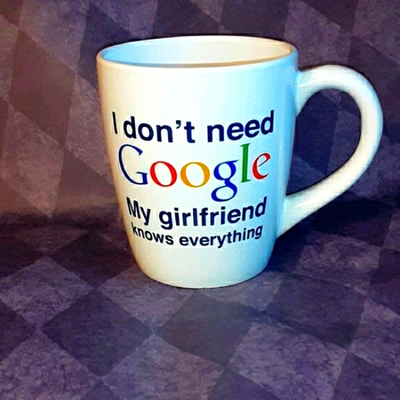 NWOT Google girlfriend coffee mug - Picture 4 of 4